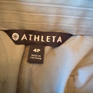 Athleta Olive hiking/walking travel pants.  Like new